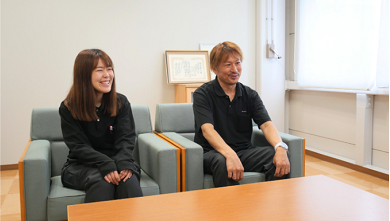 インタビュー風景